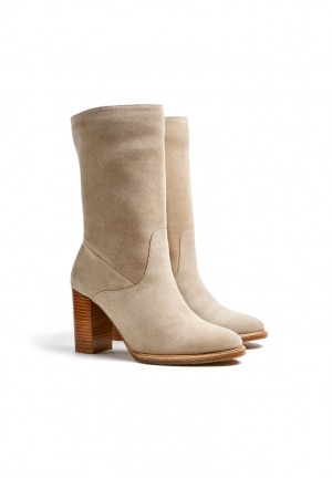 LLOYD ANKLE BOOT Stiefeletten Damen Beige | CIW812397