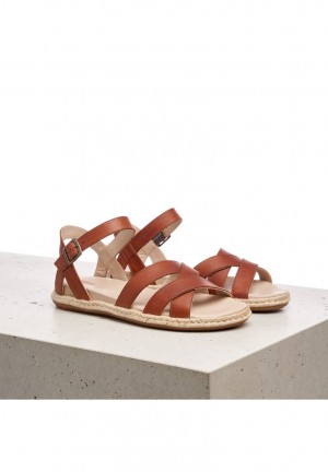 LLOYD SANDALE Sandalen Damen Braun | IQU490638