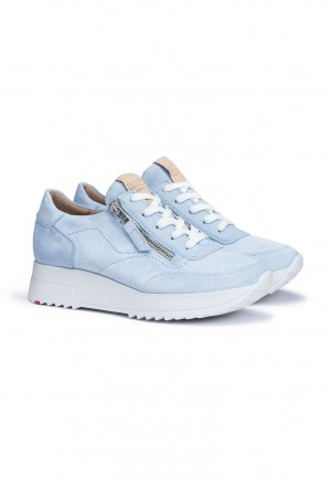 LLOYD SNEAKERS Sportschuhe Damen Blau | KVY450682