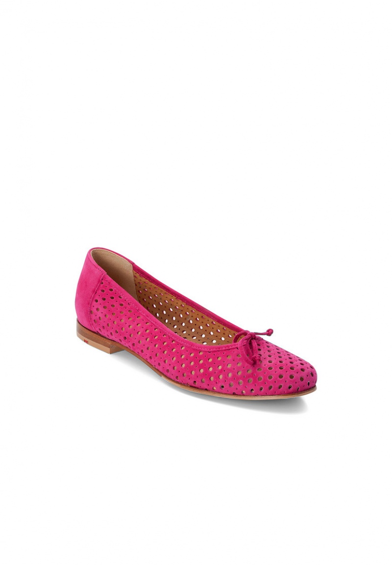 LLOYD BALLERINA Halbschuhe Damen Rot | QYU378596