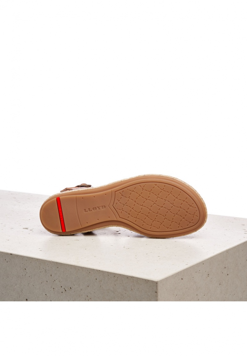 LLOYD SANDALE Sandalen Damen Braun | IQU490638