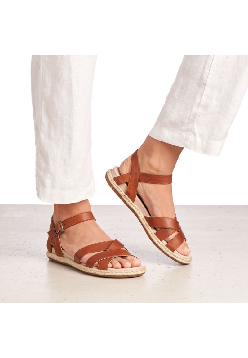 LLOYD SANDALE Sandalen Damen Braun | IQU490638