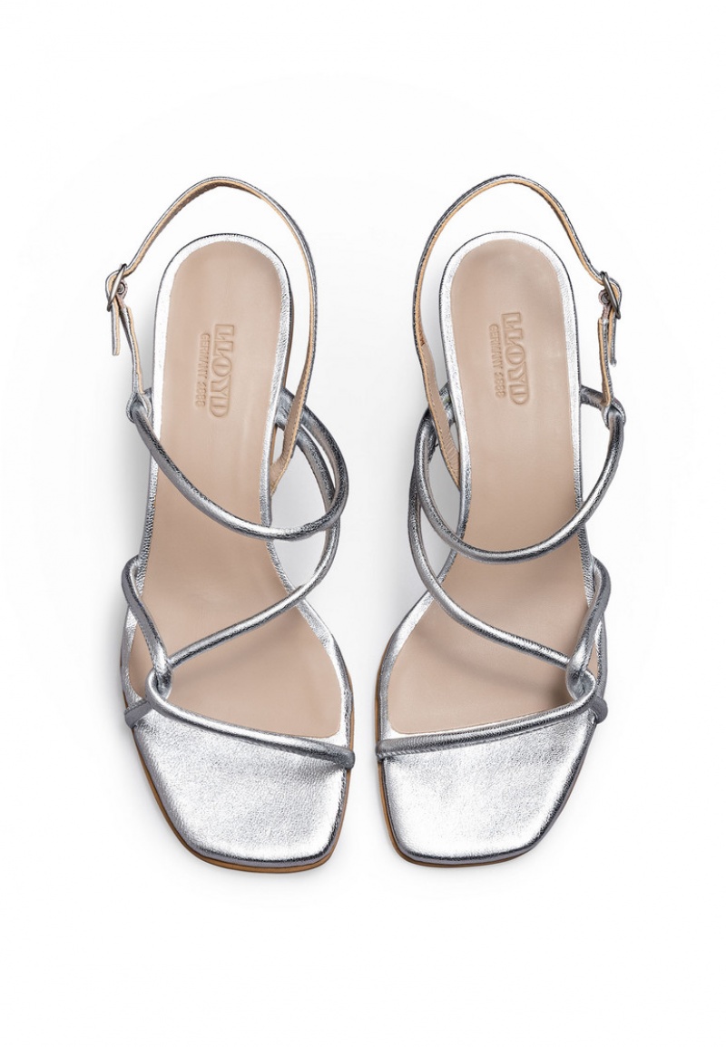 LLOYD SANDALS Sandalen Damen Silber | ITP280435