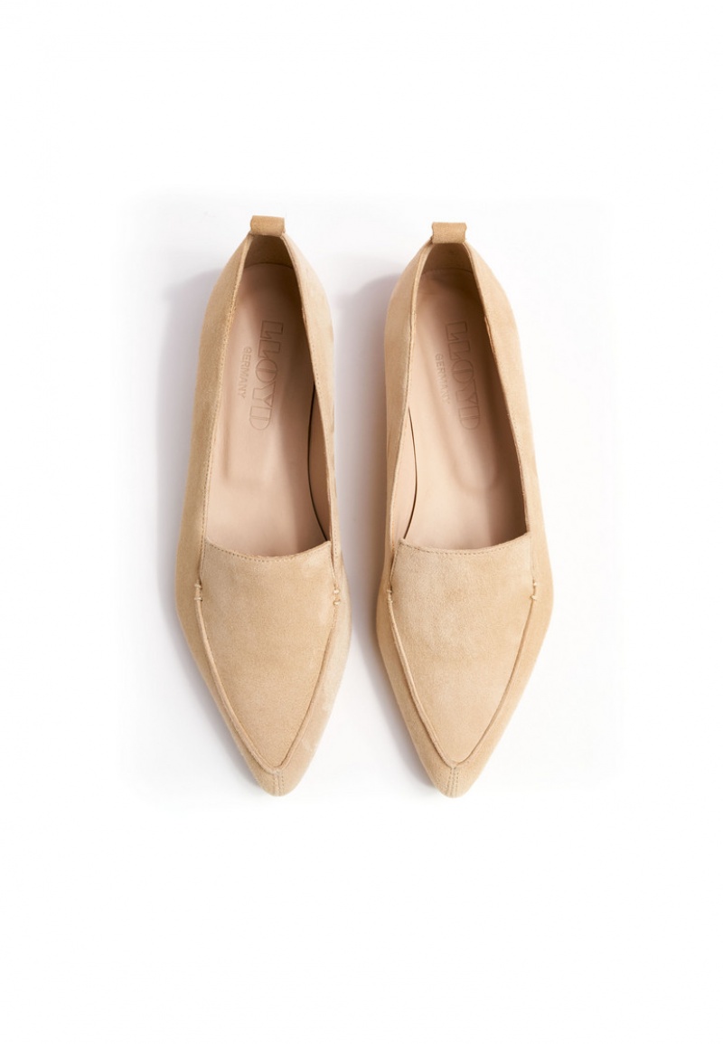 LLOYD SLIPPER Ballerinas Damen Beige | IAT524813