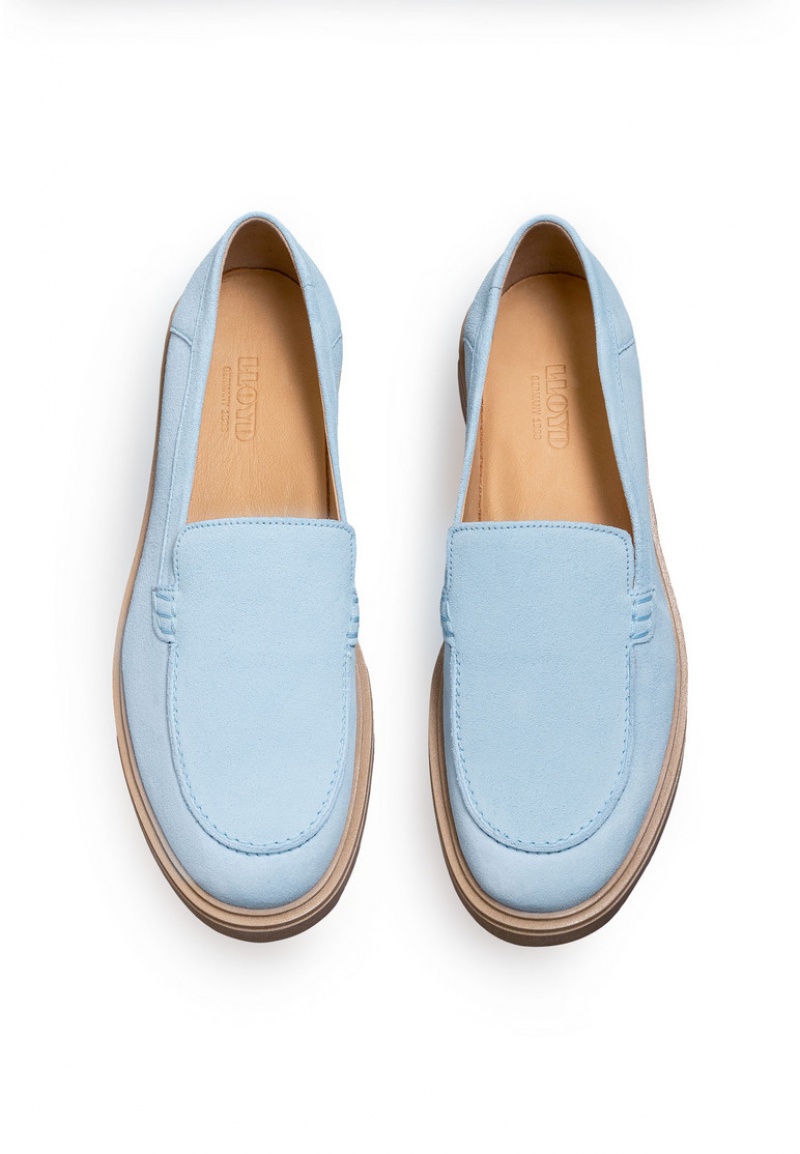 LLOYD SLIPPER Halbschuhe Damen Blau | IZF210693