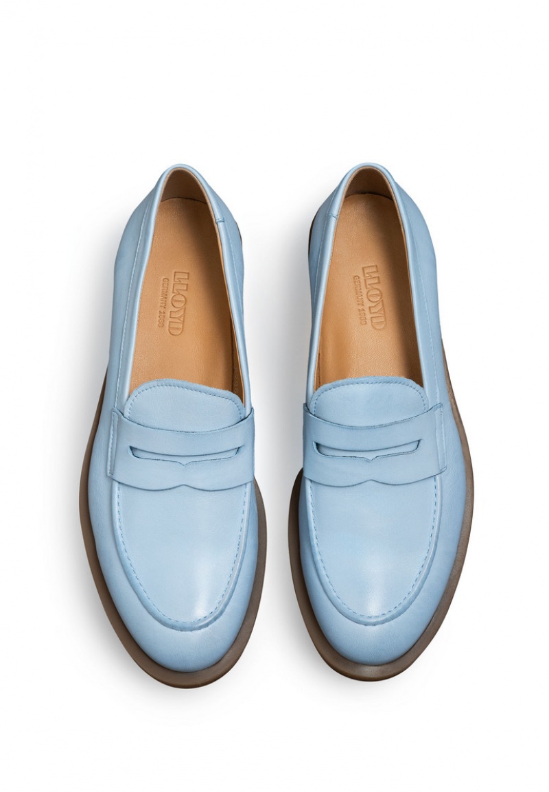 LLOYD SLIPPER Halbschuhe Damen Blau | LEW907324