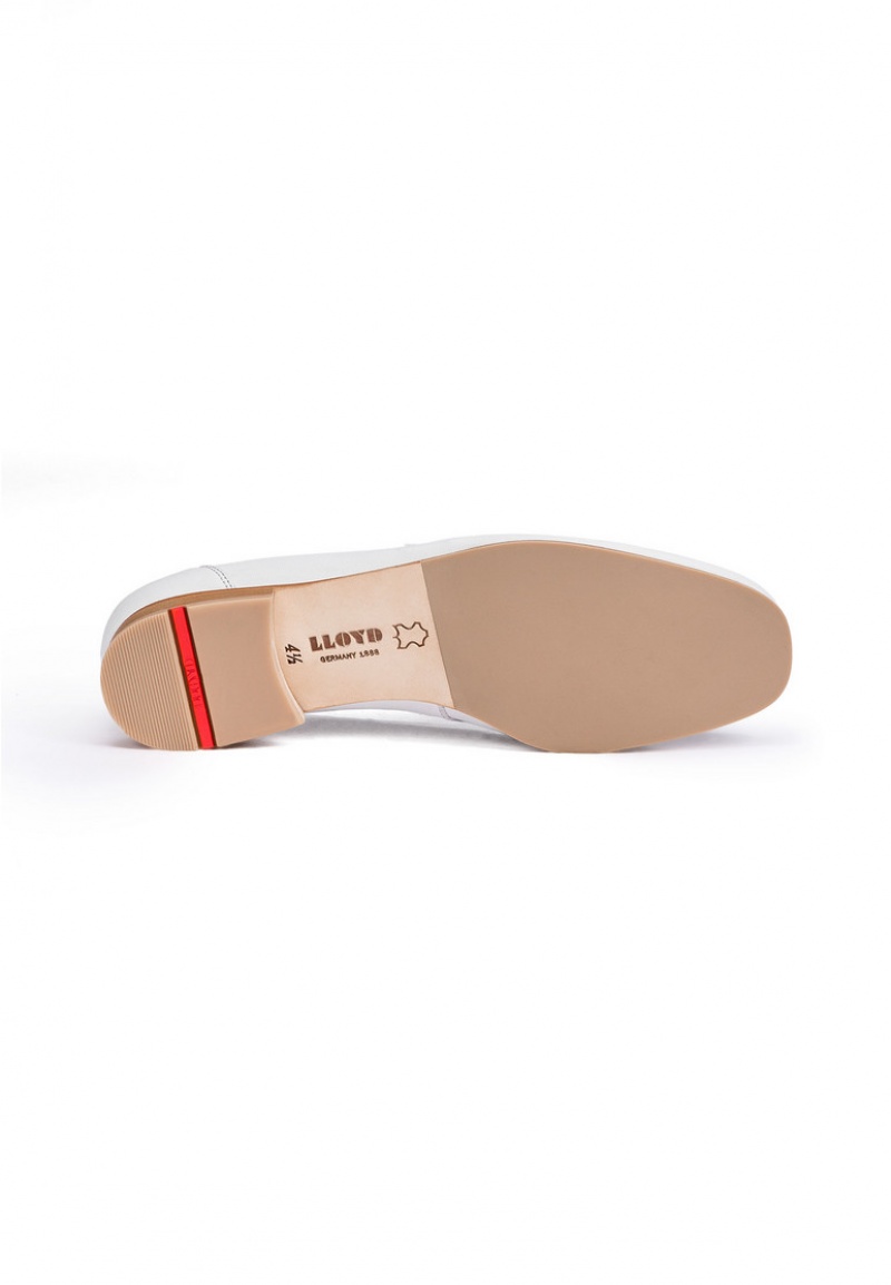 LLOYD SLIPPER Smart shoes Damen Weiß | BUN672081