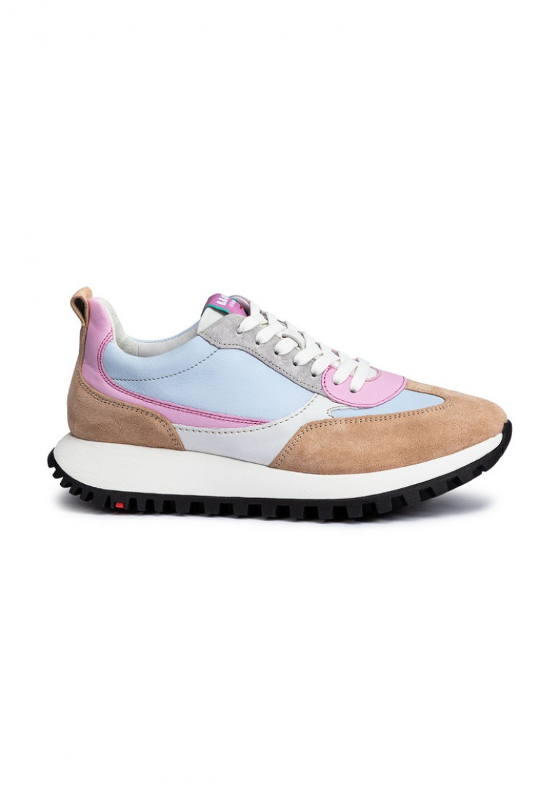 LLOYD SNEAKERS Sportschuhe Damen Braun Rosa | NHK841937