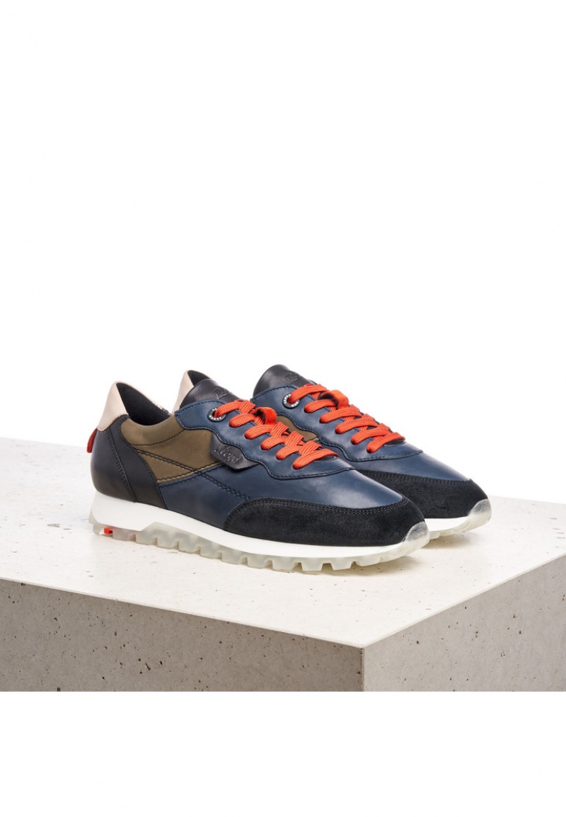 LLOYD SNEAKERS Sportschuhe Damen Navy Braun | AJL795034